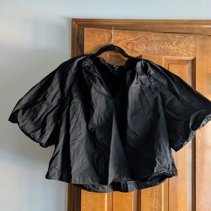 Madewell Elegant Black Blouse